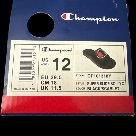 New with Tags - Champion Kids sandals size 12 - Picture 3 of 3